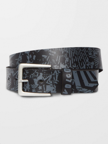 VOLCOM CINTURA UOMO DARIEN BELT BLACK