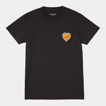 CARHARTT WIP T-SHIRT DONNA W' S/S HARTT OF SOUL BLACK