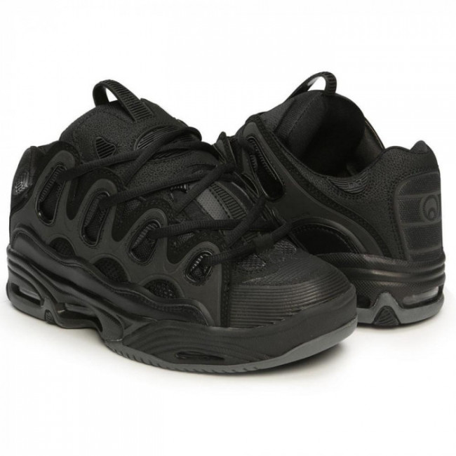 OSIRIS SCARPE UOMO DONNA D3 2001 BLACK BLACK BLACK East Wind