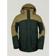 VOLCOM GIACCA SNOWBOARD UOMO ANDERS 2L TDS DARK GREEN