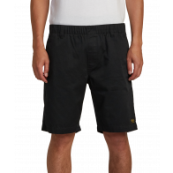 RVCA SHORTS UOMO AMERICANA ELASTIC SHORT BLACK