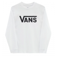 VANS LONG SHIRT RAGAZZO BY VANS CLASSIC WHITE BLACK