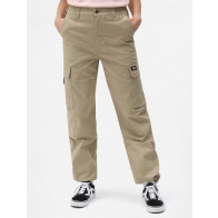 DICKIES PANTALONI DONNA HOOPER BAY CARGO KHAKI