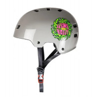 BULLET X SANTA CRUZ CASCO SLIME LOGO GREY