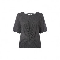 O'NEILL T-SHIRT DONNA LW KAIRI KNOT DARK GREY MELEE