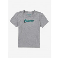 BURTON T-SHIRT BAMBINO MS RETRO MTN GREY HEATHER