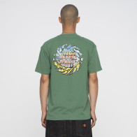 SANTA CRUZ T-SHIRT UOMO SB LOGO CHROME LEAF GREEN