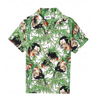 DOOMSDAY CAMICIA UOMO BAMBOO SHIRT WHITE AOP