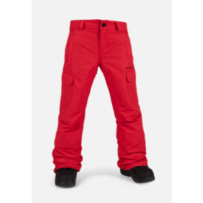 VOLCOM PANTALONE SNOWBOARD RAGAZZO CARGO INS RED