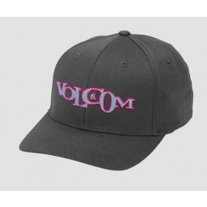 VOLCOM CAPPELLINO FLEXFIT 21ST CENTURY STN ANTIQUE BLACK