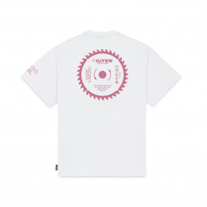 IUTER T-SHIRT SAW TEE WHITE