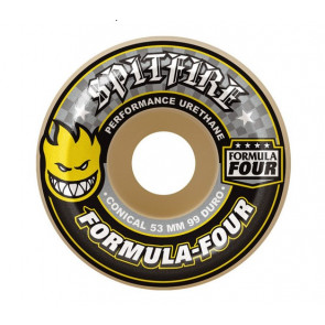 SPITFIRE RUOTE SKATE F4 99 CONICAL 54MM YELLOW 