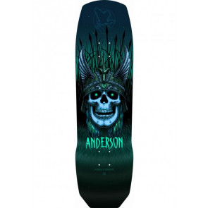 POWELL PERALTA TAVOLA SKATEBOARD  ANDY ANDERSON 7 PLY TEAL 9,13" 