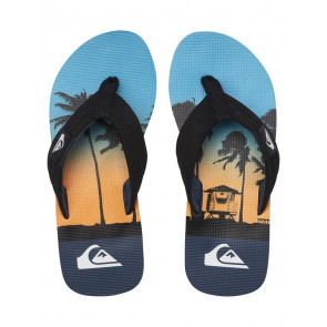 QUIKSILVER INFRADITO BIMBO MOLOKAI LAYBACK  BLACK/BLUE/BLUE
