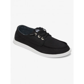 QUIKSILVER SCARPE UOMO HARBOR DREDGED BLACK BLACK WHITE