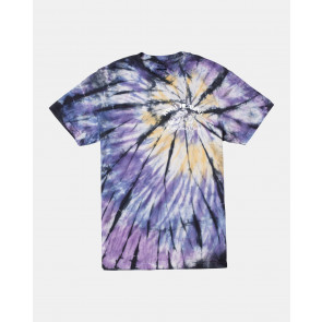 RVCA T-SHIRT UOMO HEALING CLINIC SS TEE PURPLE/YELLOW TIEDYE