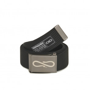 PROPAGANDA CINTURA UOMO LOGO BELT BLACK