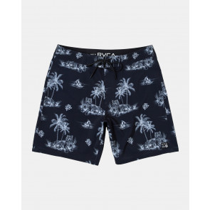 RVCA BOARDSHORT UOMO BENJAMIN JEANJEAN 18" BLACK