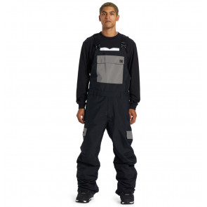 DC SALOPETTE PANTALONE SNOWBOARD UOMO DOCILE BLACK