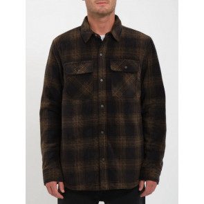 VOLCOM CAMICIA UOMO BOWERED FLEECE BISON