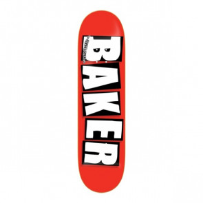 BAKER TAVOLA SKATEBOARD BRAND LOGO WHITE 8.25"