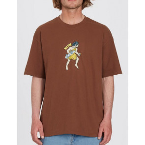 VOLCOM T-SHIRT UOMO TODD BRATUD 2 BURRO BROWN