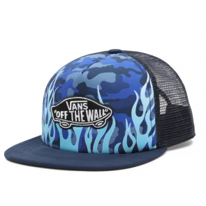 VANS CAPPELLINO BOYS TRUCKER BY CLASSIC PATCH PLUS FLAME CAMO