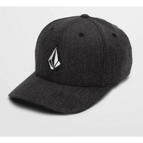 VOLCOM CAPPELLINO FLEXFIT FULL STONE HEATHER CAP CHARCOAL HEATHER