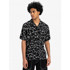 QUIKSILVER CAMICIA UOMO MERCURY CROME BLACK