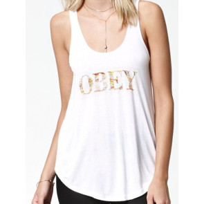 OBEY  CANOTTA DONNA COLOR THEORY WHITE