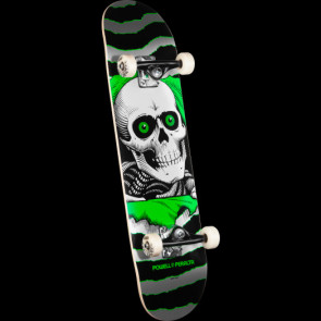POWELL PERALTA SKATEBOARD COMPLETO RIPPER BIRCH 8.0" SILVER GREEN