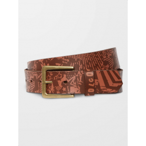 VOLCOM CINTURA UOMO DARIEN BELT BROWN