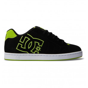 DC SCARPE UOMO NET BLACK LIME GREEN