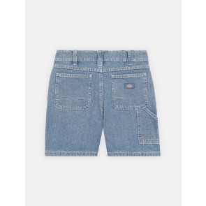 DICKIES SHORT DONNA IN DENIM VINTAGE AGED BLUE