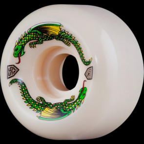 POWELL PERALTA RUOTE DRAGON FORMULA 56X36mm 93A OFF WHITE