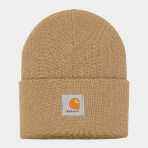 CARHARTT WIP BERRETTO BEANIE SHORT WATCH HAT DUSTY BROWN