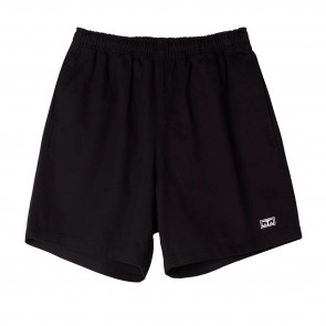 OBEY SHORTS UOMO EASY RELAXED TWILL SHORT BLACK