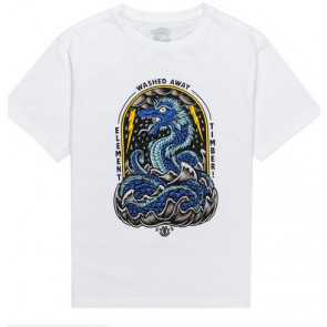 ELEMENT T-SHIRT RAGAZZO FROM THE DEEP OPTIC WHITE