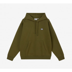 OBEY FELPA UOMO ESTABLISHED WORKS EYES HOOD II MOSS GREEN