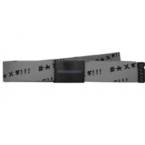 INDEPENDENT CINTURA UOMO EXCLAMATION WEB BELT BLACK