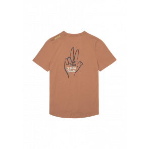 PICTURE T-SHIRT DONNA EXEE POCKET RUSTIC BROWN