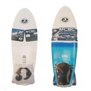 CBC SUSHI 5'8'' SOFTBOARD, FISH TAIL, LEASH & LONGHERONE 