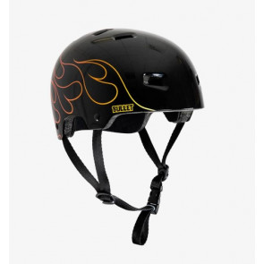 BULLET X SANTA CRUZ CASCO YOUTH FLAME BLACK