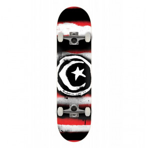 FOUNDATION TAVOLA SKATEBOARD COMPLETO STAR & MOON RED 8,00"