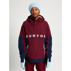 BURTON GIACCA SNOWBOARD UOMO FROSTNER ANORAK MULLED BERRY DRESS BLUE