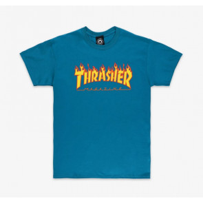 THRASHER T-SHIRT UOMO FLAME LOGO GALAPAGOS