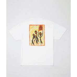 VOLCOM T-SHIRT UOMO GONYVADERS LSE SST WHITE