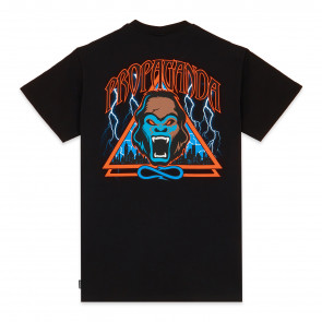 PROPAGANDA T-SHIRT UOMO TRIANGLE GORILLA BLACK