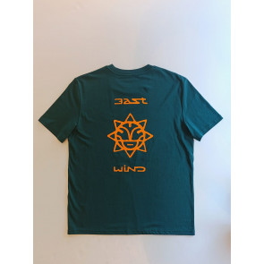 EAST WIND T-SHIRT UOMO LOGO GREEN