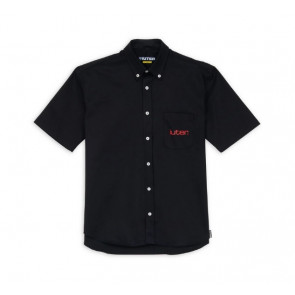 IUTER CAMICIA UOMO GRID SHIRT BLACK